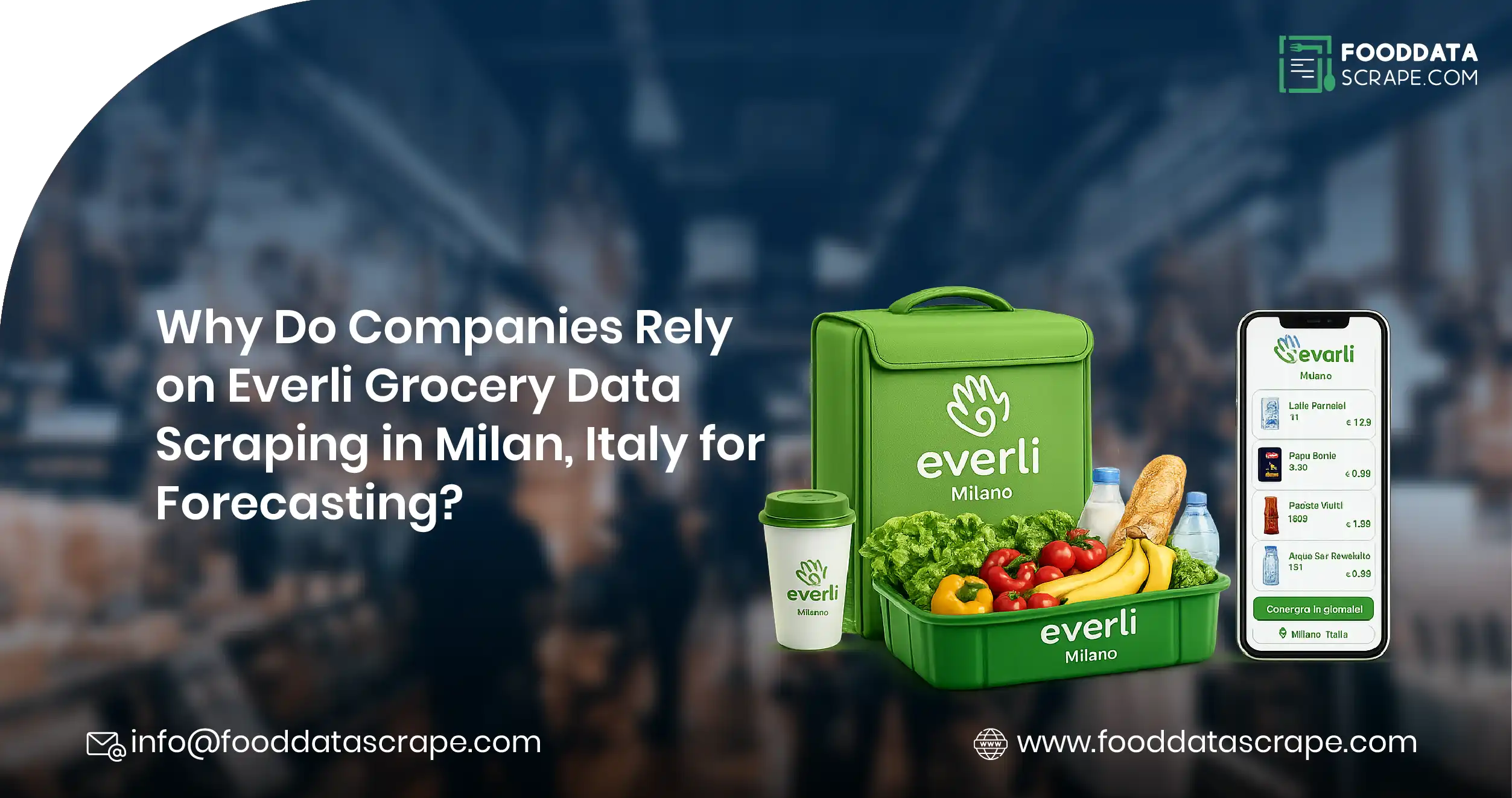 Everli Grocery Data Scraping Milan Italy